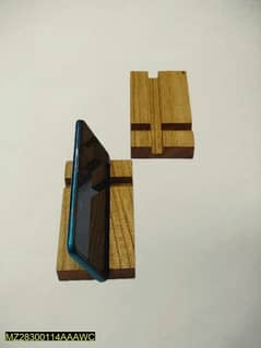 wooden cell phone stand , pack of 2