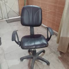 office table and office chair