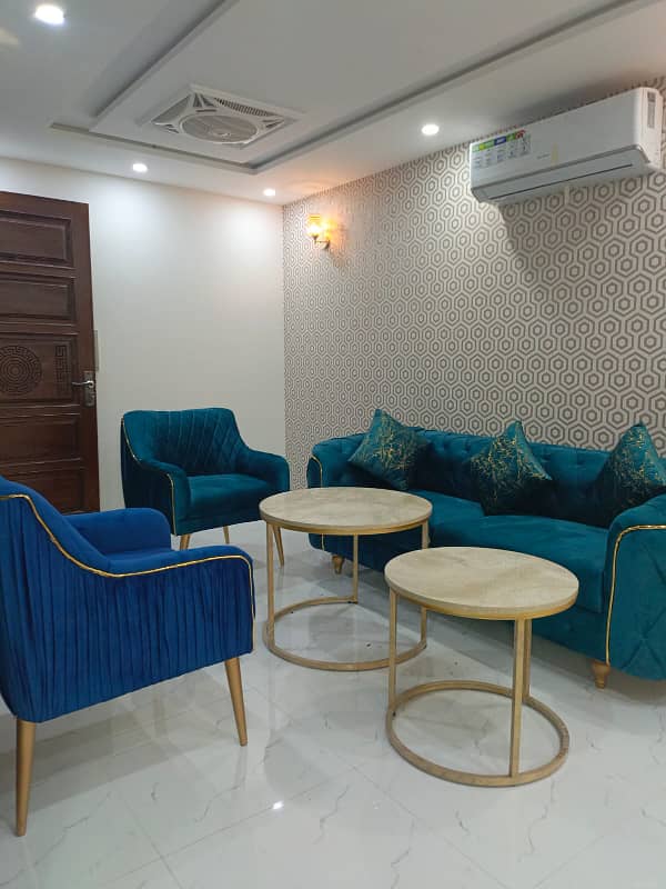 One Bed Furnished Apartment Available For Rent In Bahria Town Sector E 12