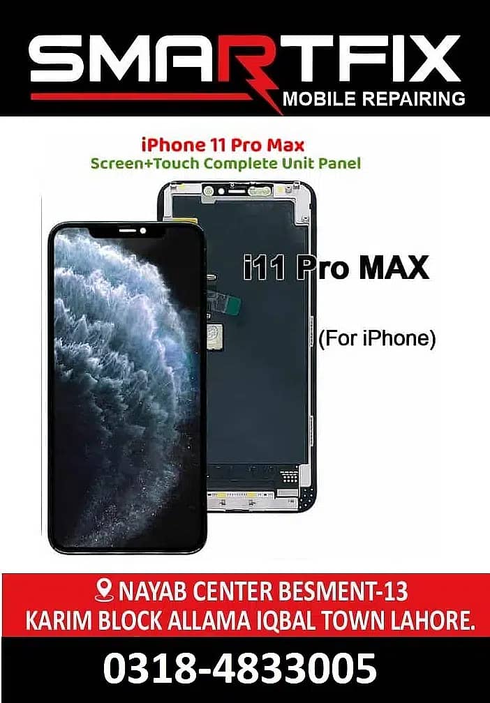 iPhone Mobile LED and LCD Display Panels Screens All Models Available 15