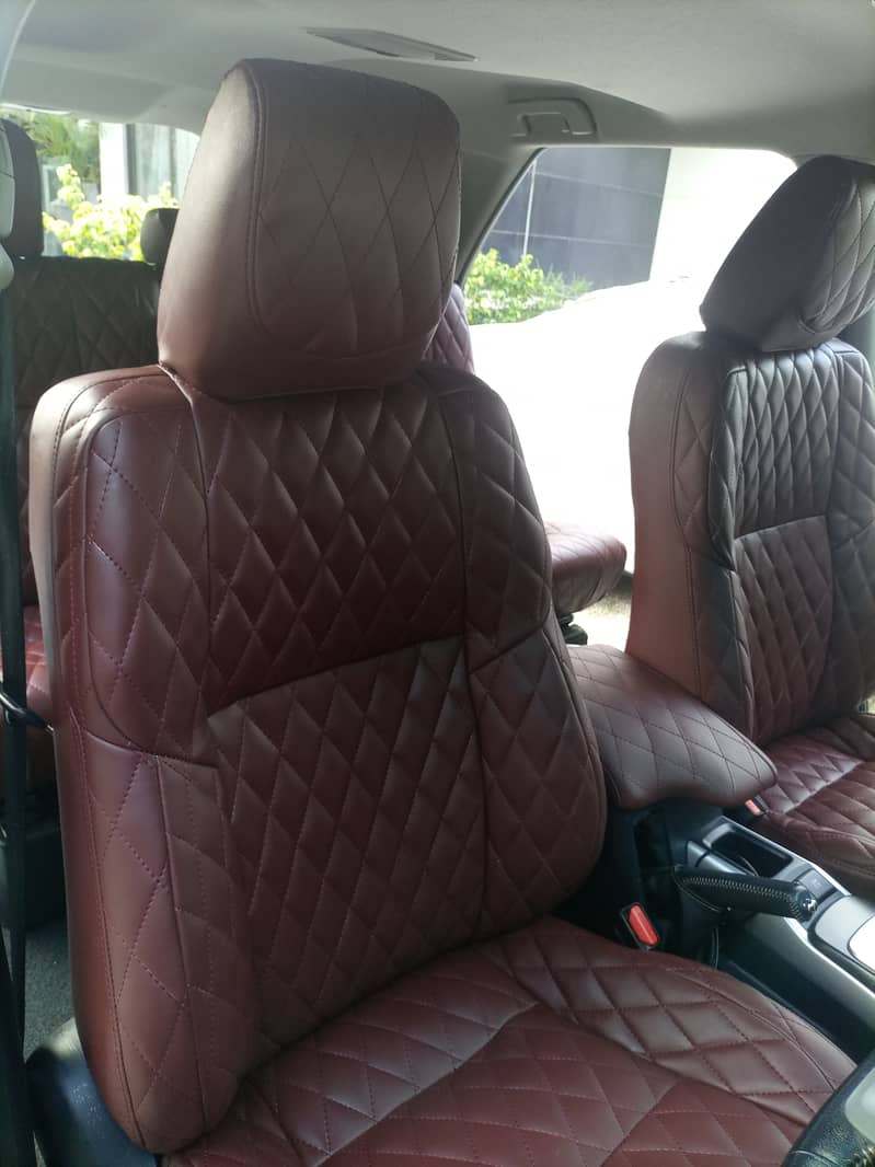Toyota Fortuner Comfortable Soft CAR Seat Covers Conversion 14