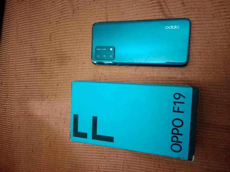 Oppo F19 New Ok Mobile 6+4 128gb urgent sale 2