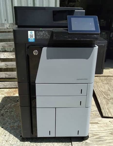 HP LASERJET M830 A3 size Black Photocopier Printer Scanner 1