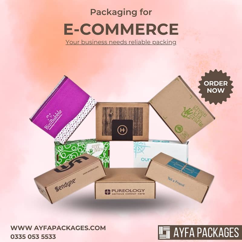 Packing Packaging Box Carton E-Commerce Pizza Shifting Fruit Rashan 1