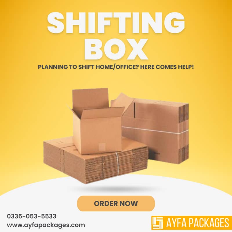 Packing Packaging Box Carton E-Commerce Pizza Shifting Fruit Rashan 3