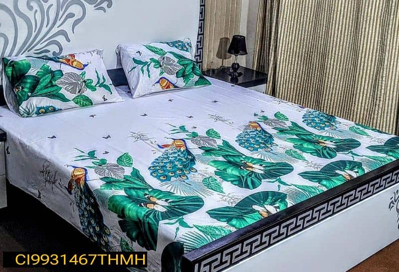 Cotton printed double bedsheet 3