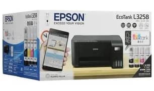 Epson L3258 Wifi Printer Photocopier Scanner color