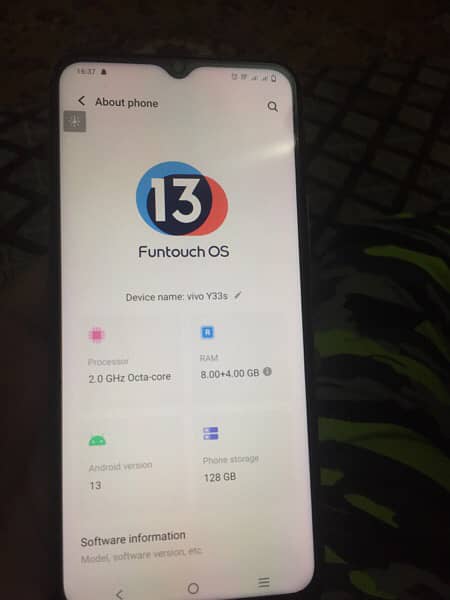 vivo y33s with box and charger condition 10/10 full ok 4