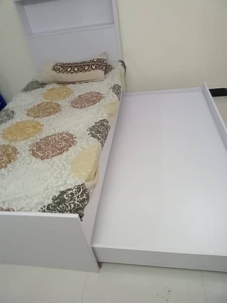 single bed with trundle bed 3