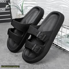mens rubber casual slides