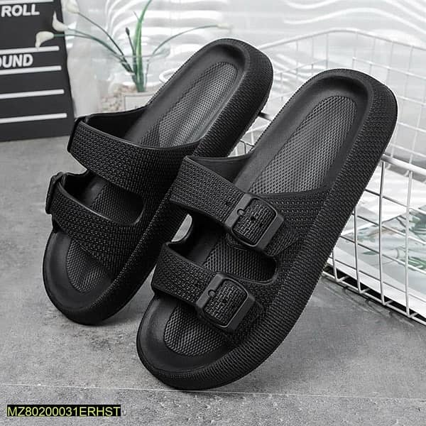 mens rubber casual slides 0