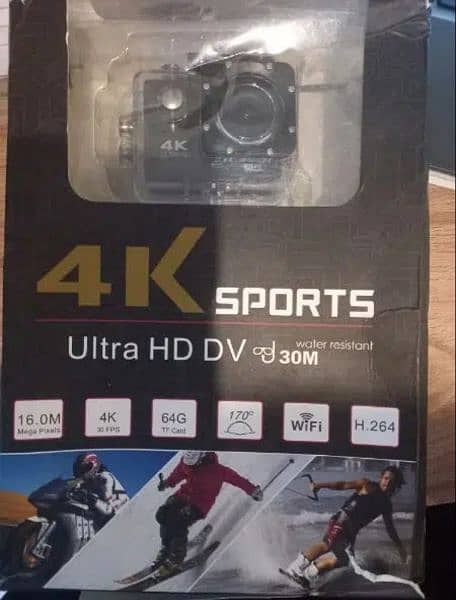 4K Action Camera waterproof with Wifi 0