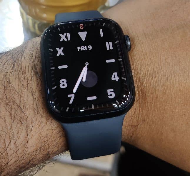 Apple Watch Series 7 45 mm Midnight Alu Mid sport Band GPS Designed 8