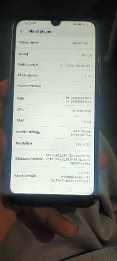 Huawei y6s 4/64 charger ha daba nai ha  03197097185