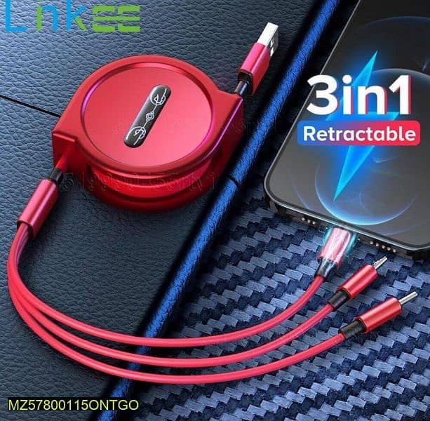 3 IN 1 MOBILE CHARGING CABLE 0