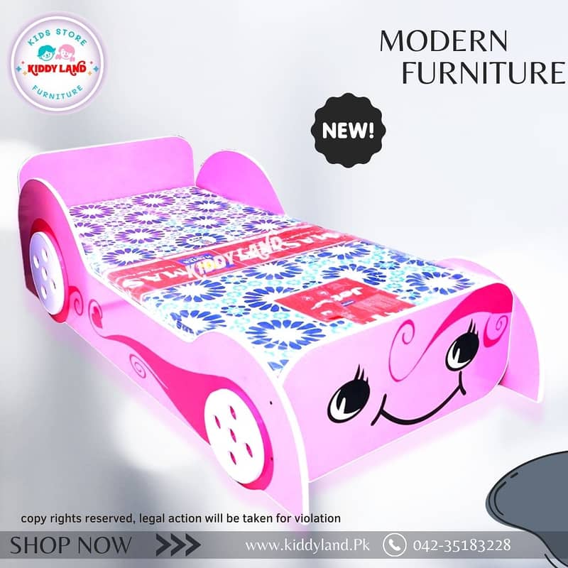 bed / kids Car Bed / Bunk bed / Baby bed / Kids single bed / kid bed 5