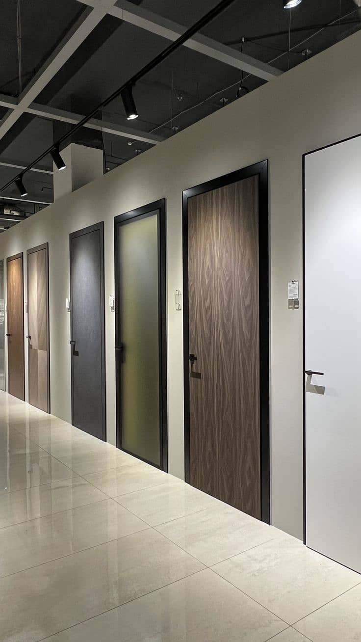 Pvc doors,Fiber doors, Floding door/wooden door/new door 6