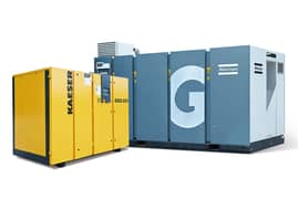 SLIGHTLY USED SCREW AIR COMPRESSORS FROM EUROPE (ATLAS COPCO, KAESER)
