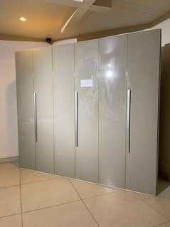 NEW IMPORTED ITALIAN GREY WARDROBE FOR SALE