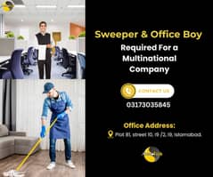 SWEEPER AND OFFICE BOY