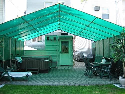 fiberglass shed\car parking shade\car shed\Fiber Shades\Tensile Shades 8