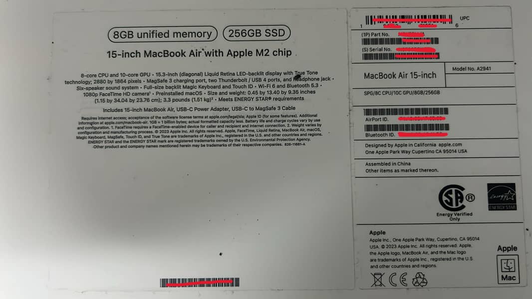 MacBook Air 15-inch M2 Chip (Sealed) 2