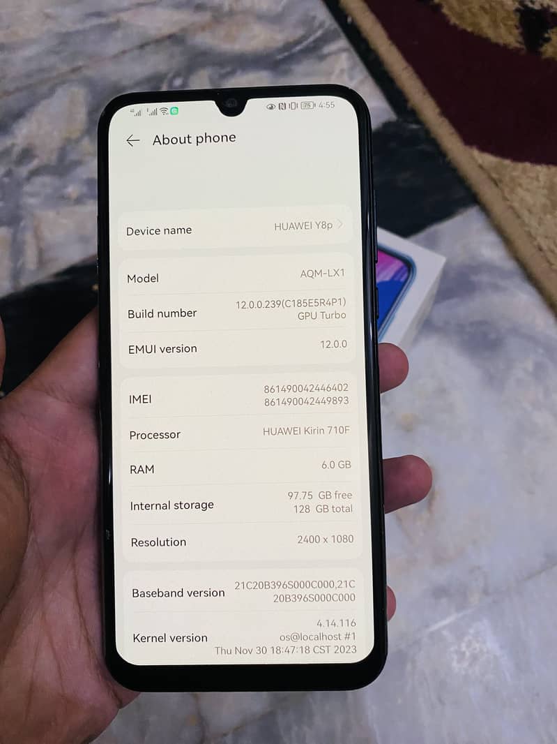 Huawei Y8p 6/128 All google apps working no exchange 8