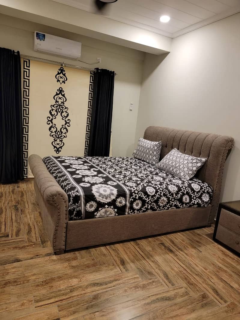 bed, complete bedset, poshish bed, wooden bed, smart bed 8