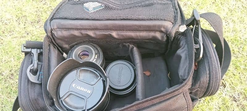 canon 60D with 3 lense professional use 6