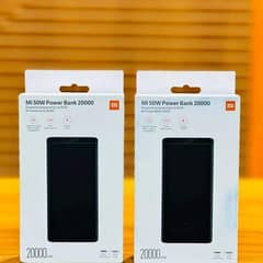 Mi Global Version 50W Fast Charging Supported 20,000 mAh Powerbank