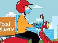 Delivery Boy For Fast Food Delivery