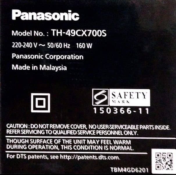 Panasonic smart led tv 4 resolution 3d tv with 3d glasses 1