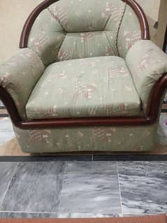 5 seater solid wooden sofa set 0