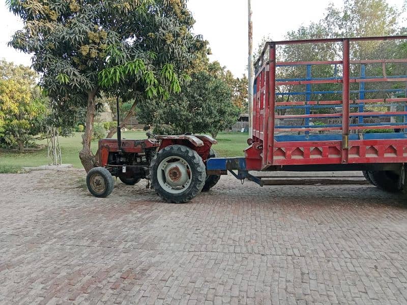 Tractor trolly loading 18 ft 2