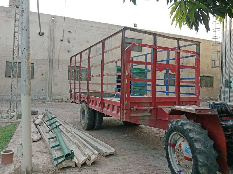 Tractor trolly loading 18 ft 5