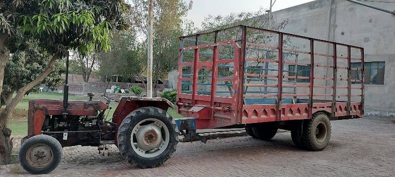 Tractor trolly loading 18 ft 6