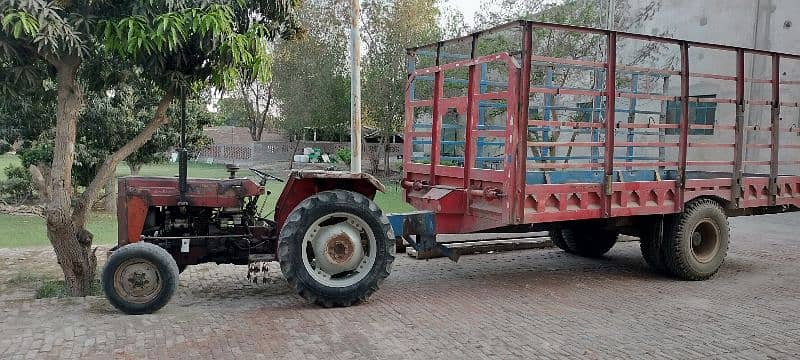 Tractor trolly loading 18 ft 7
