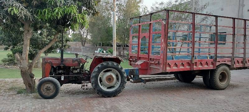 Tractor trolly loading 18 ft 8