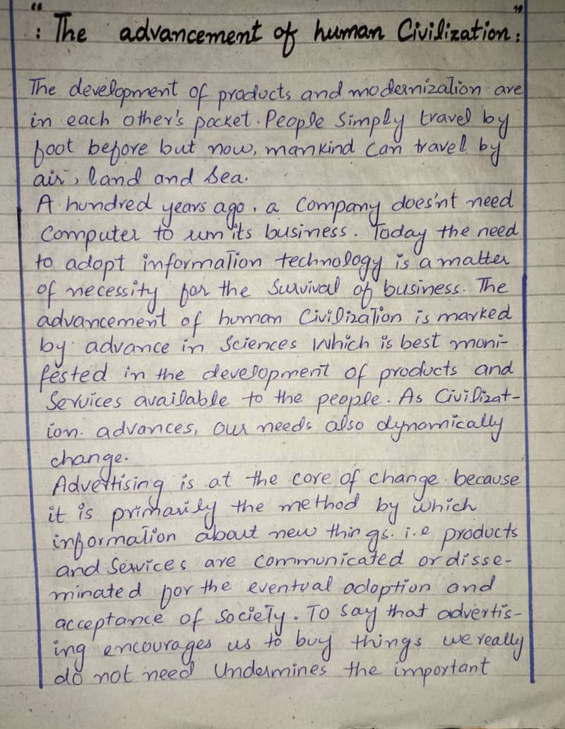 Handwriting job 7