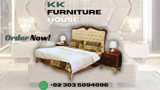 king size bed/bed for sale/sheesam wood bed/poshish bed/bed for sale