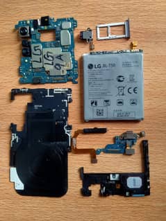 LG Velvet Back Glass Cover, Battery, Cameras, ALL parts available 0