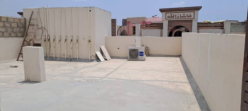 For Sale - 3 Bed DD (Corner) Flat, 2nd Floor (With Roof) In Kings Cottages Gulistan E Jauhar Block 7 Karachi 9