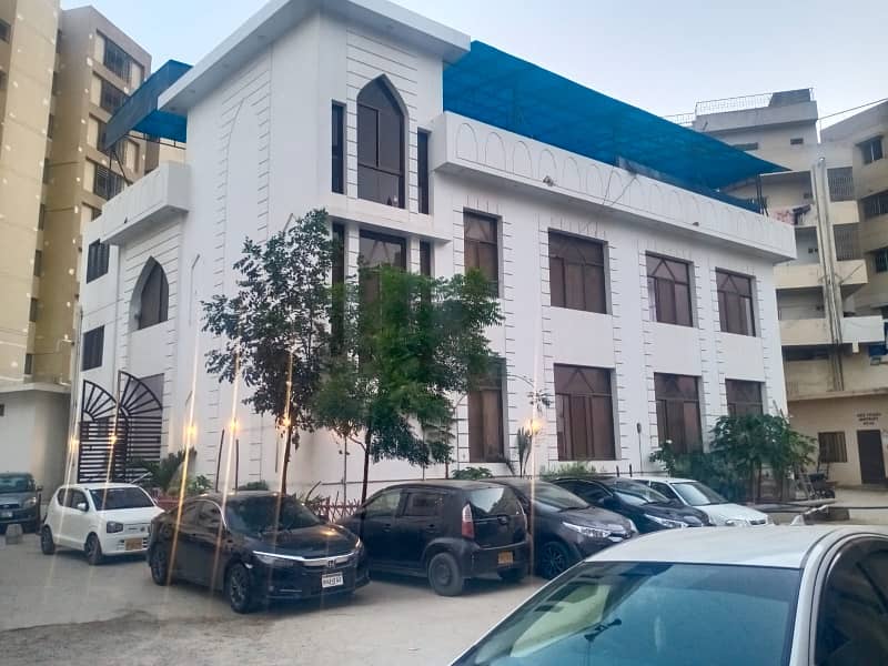 For Sale - 3 Bed DD (Corner) Flat, 2nd Floor (With Roof) In Kings Cottages Gulistan E Jauhar Block 7 Karachi 10