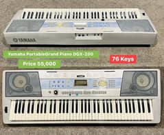 Yamaha p-80 Digital piano hammer weighted 88 keys Korg -170 keyboard
