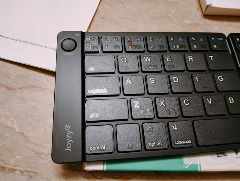 Mini Pocket Portable Bluetooth Wireless Keyboard Folding Foldable 11