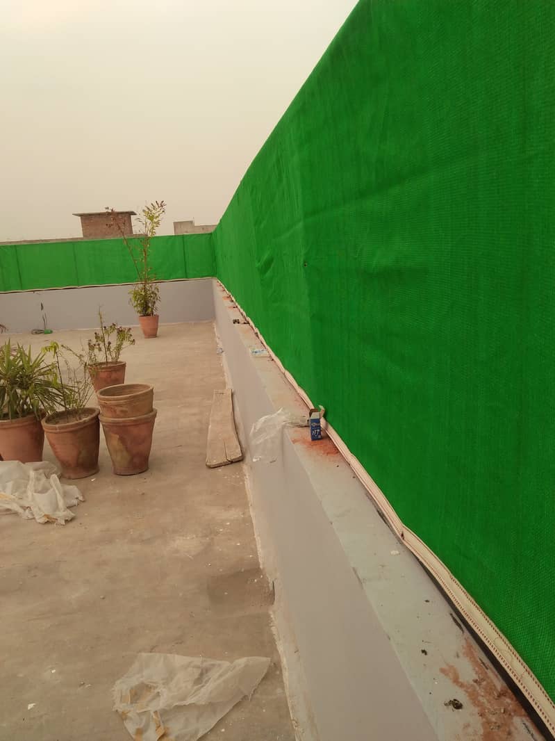 Green Shade Net/Green Jaali/Boundary Net for Construction sites 11