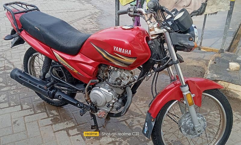yamaha ybz bike urgent sale good condition. 0301-2340694 3