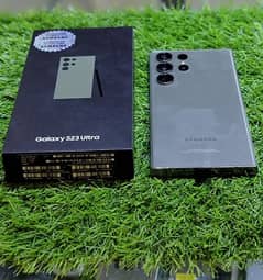 S23 ultra 256 Gb Dual 10/10 Brand new Complete Box