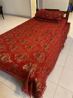 single Bed 6.3 ft sheesham wooden 0