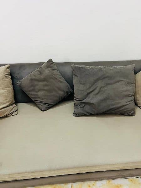 L shape sofa with cushion 6